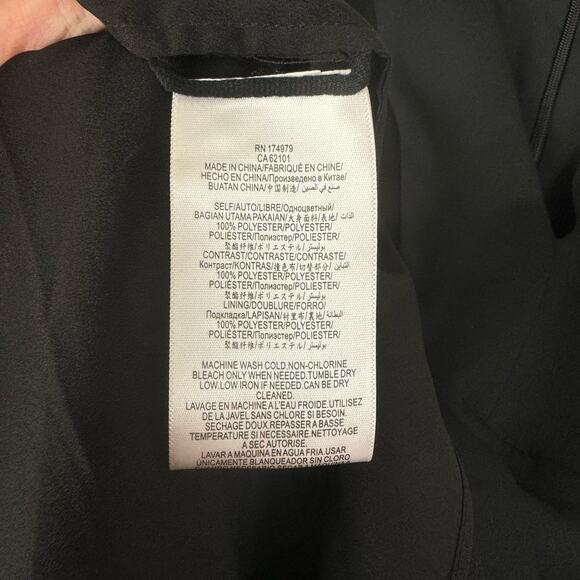 BCBGMaxazria Kalie Black Lace Up Side Cut Out V-neck Sleeveless Mini Dress - Picture 8 of 8